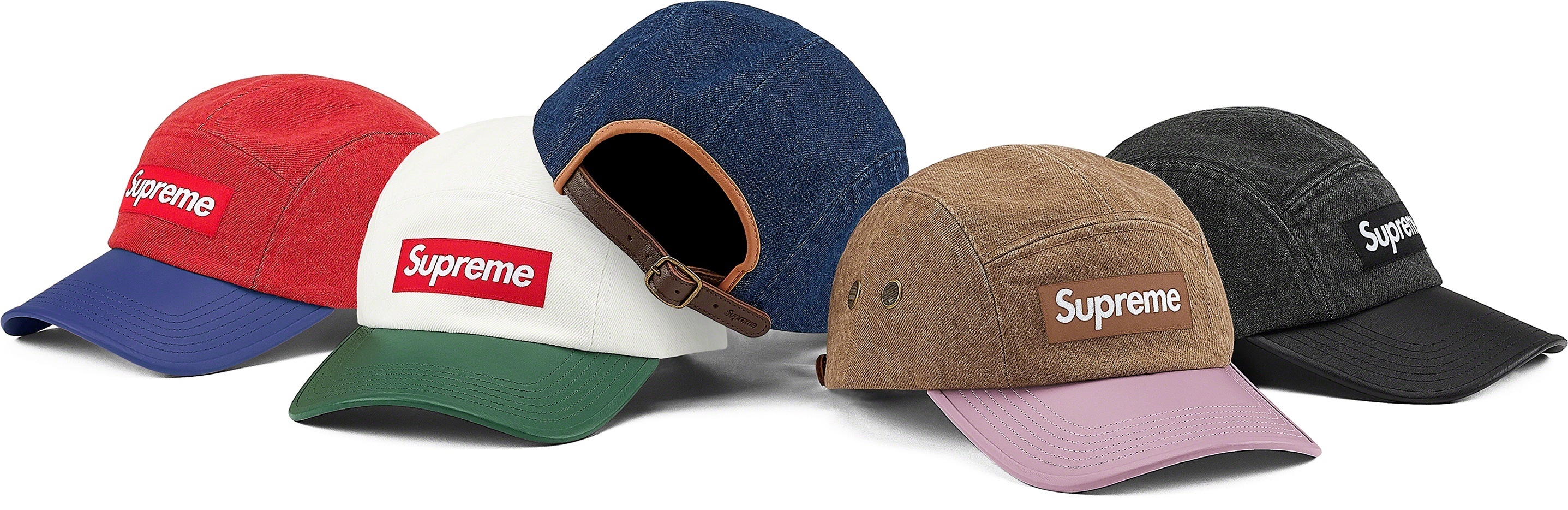 2-Tone Denim Camp Cap